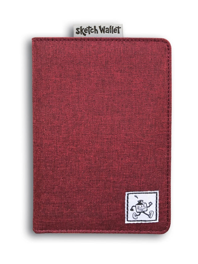 Inky's Original Canvas Sketch Wallet 2.0 Art Supplies Inky's [SK] Deep Red  