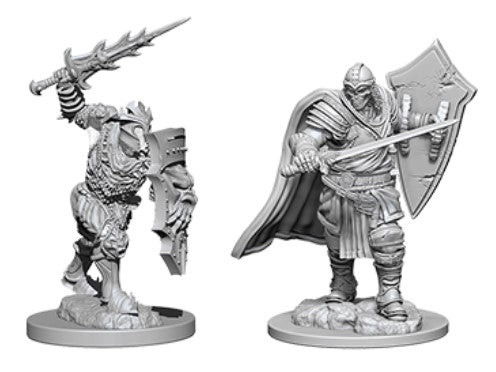 D&D Nolzur's Marvelous Unpainted Miniatures - W06 Death Knight & Helmed Horror WizKids Minis WizKids [SK]