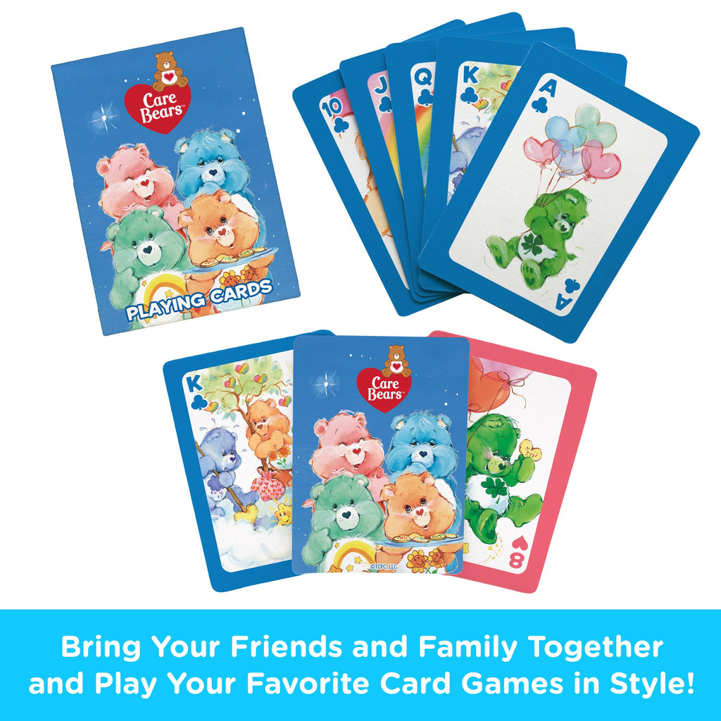 Care Bears Playing Cards Traditional Games AQUARIUS, GAMAGO, ICUP, & ROCK SAWS by NMR Brands [SK]   