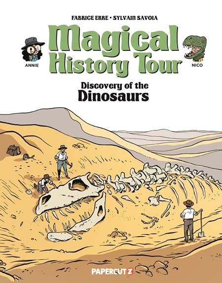 Magical History Tour Vol 15 Discovery of the Dinosaurs Graphic Novels Papercutz [SK]   