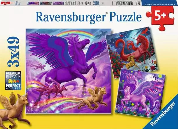 Mythical Majesty 3x49pc Puzzles Ravensburger [SK]