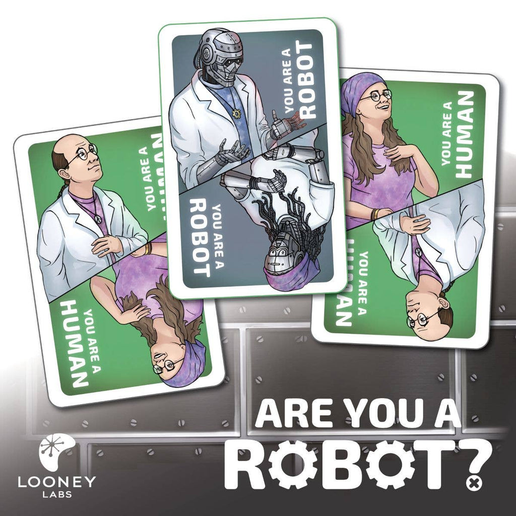 Are You A Robot? - A Social Deduction Micro-Game Card Games Looney Labs [SK]   