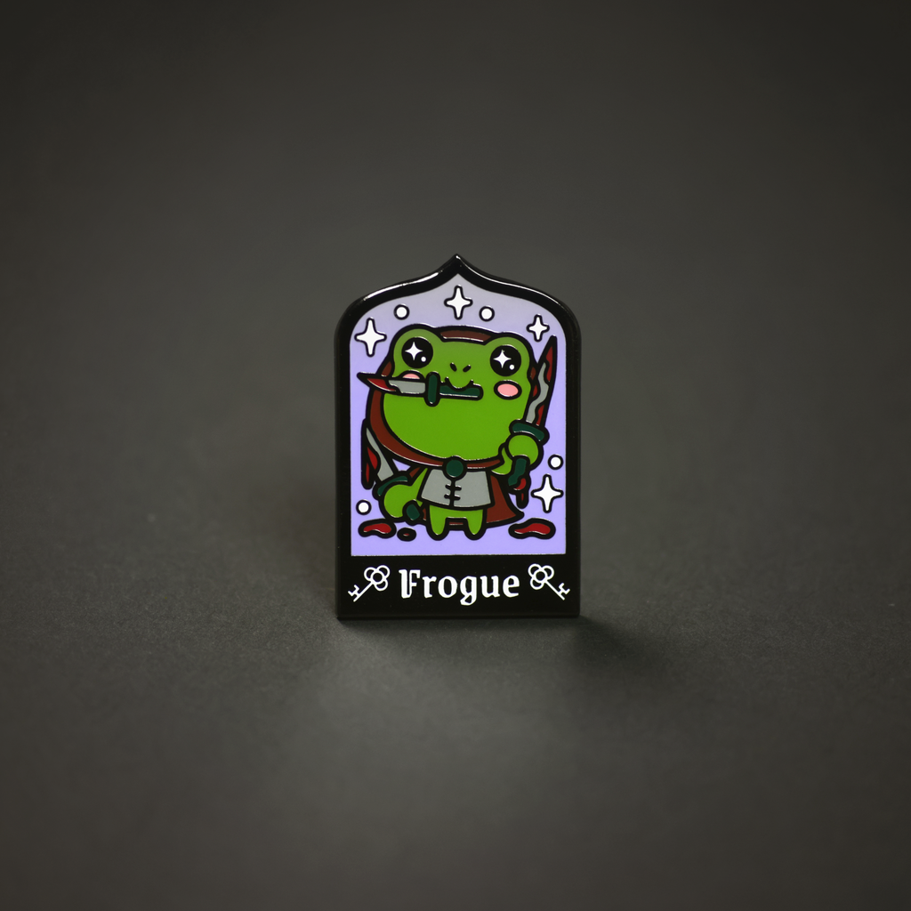 Frogue Enamel Pin Accessories 1985 Games [SK]