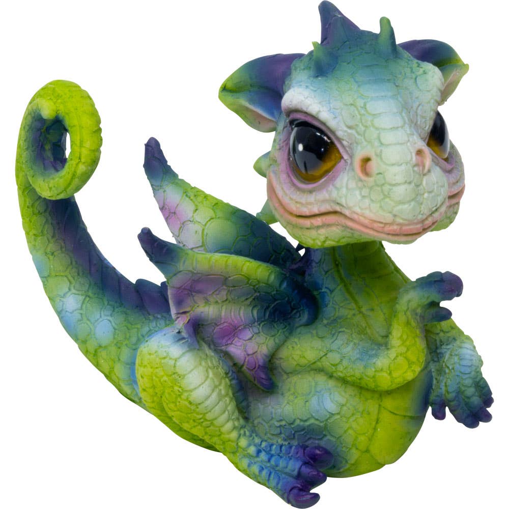 Polyresin Baby Dragon Figurine - Posing Giftware Kheops International [SK]   