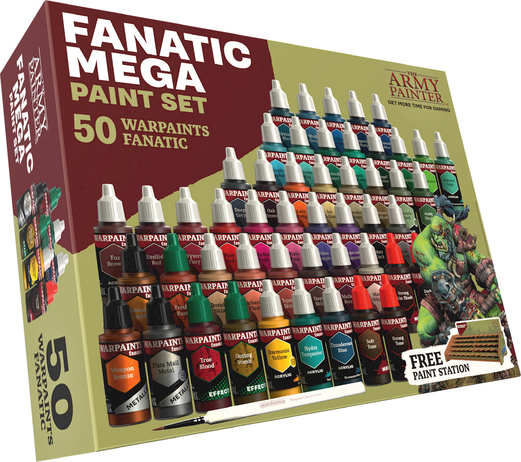 Warpaints Fanatic: Mega Paint Set Paints & Supplies The Army Painter [SK]