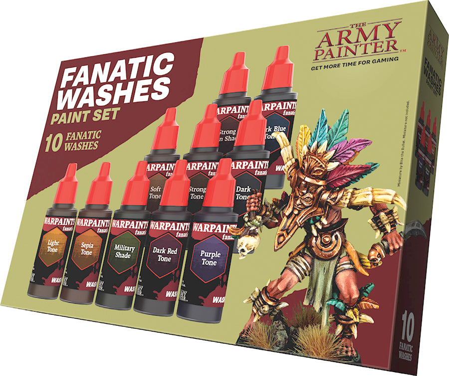 Warpaints Fanatic: Washes Paint Set Paints & Supplies The Army Painter [SK]