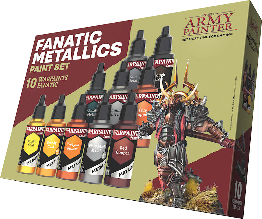 Warpaints Fanatic: Metallics Paint Set Paints & Supplies The Army Painter [SK]