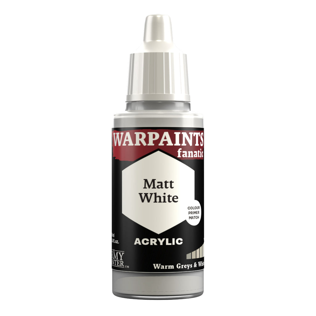 Warpaints Fanatic: Matt White 18ml Paints & Supplies The Army Painter [SK]