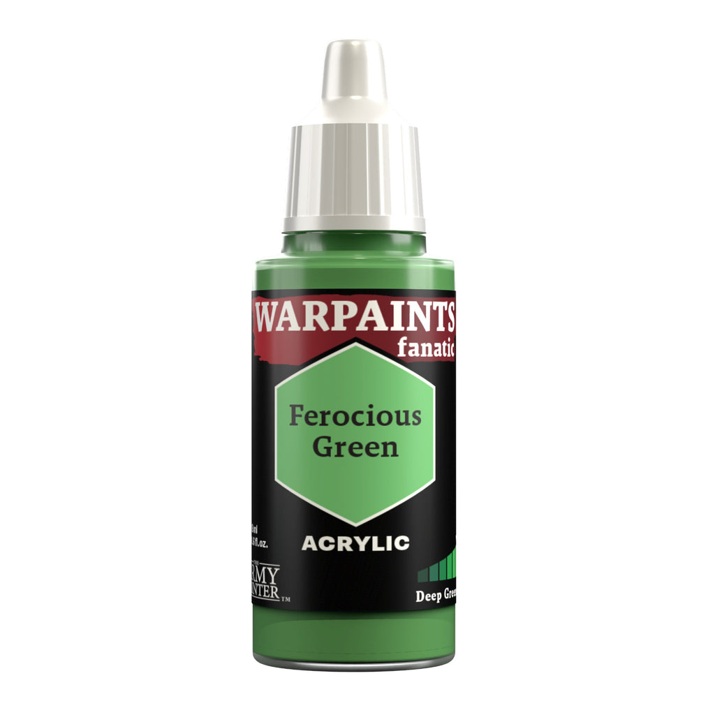 Warpaints Fanatic: Ferocious Green 18ml Paints & Supplies The Army Painter [SK]