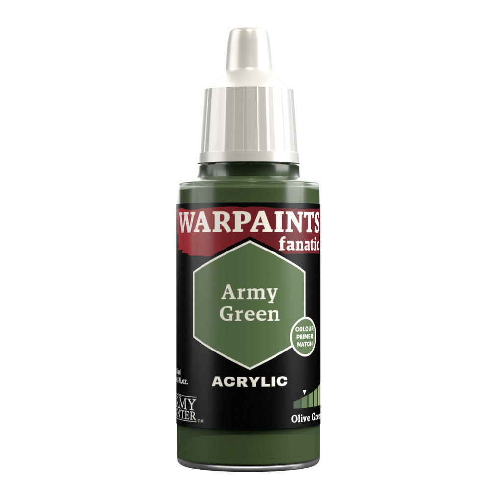 Warpaints Fanatic: Army Green 18ml Paints & Supplies The Army Painter [SK]