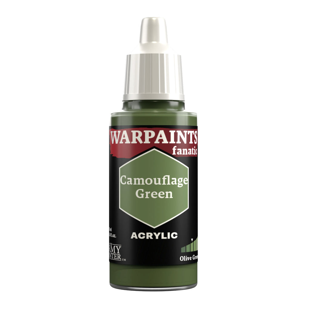 Warpaints Fanatic: Camouflage Green 18ml Paints & Supplies The Army Painter [SK]