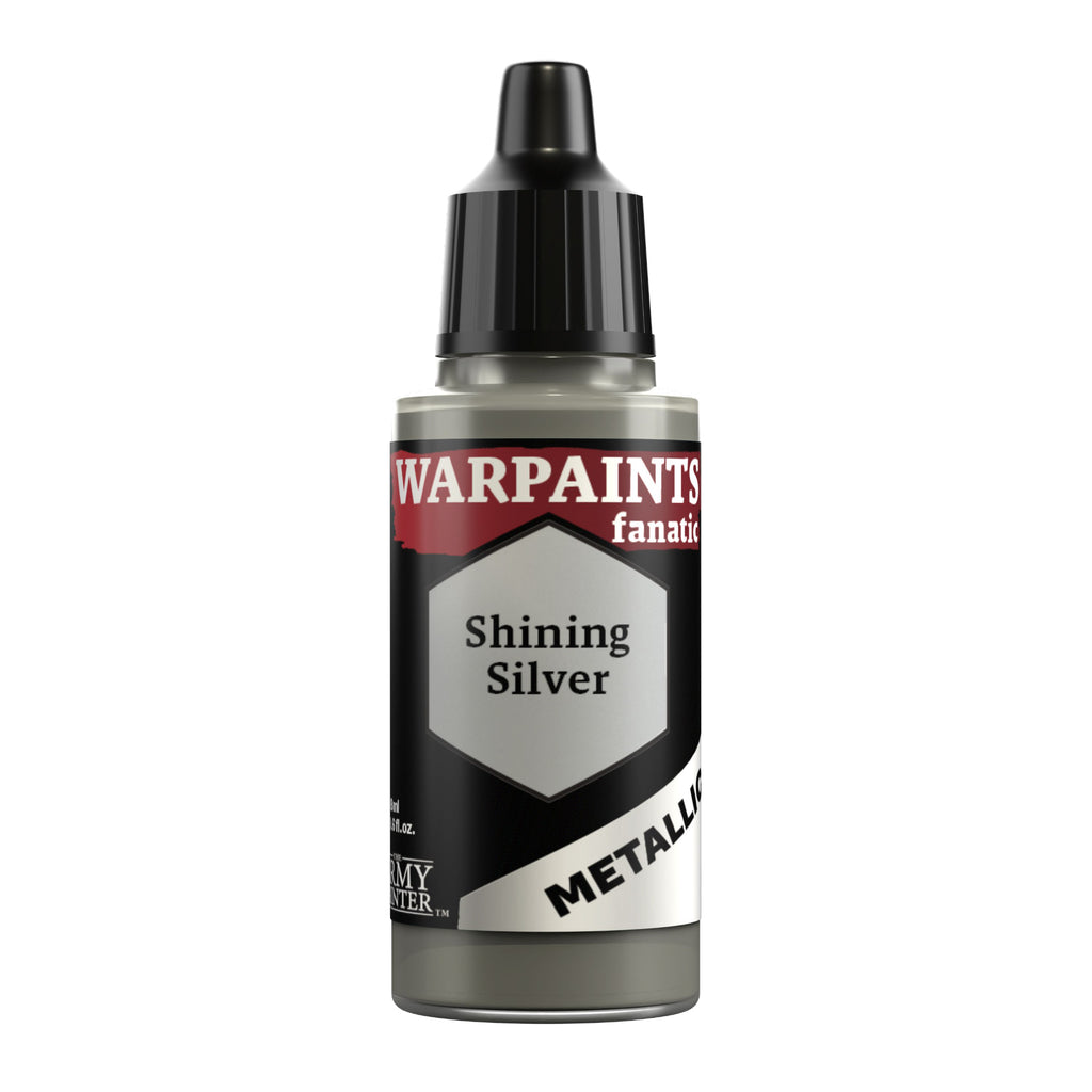 Warpaints Fanatic: Metallic - Shining Silver 18ml Paints & Supplies The Army Painter [SK]