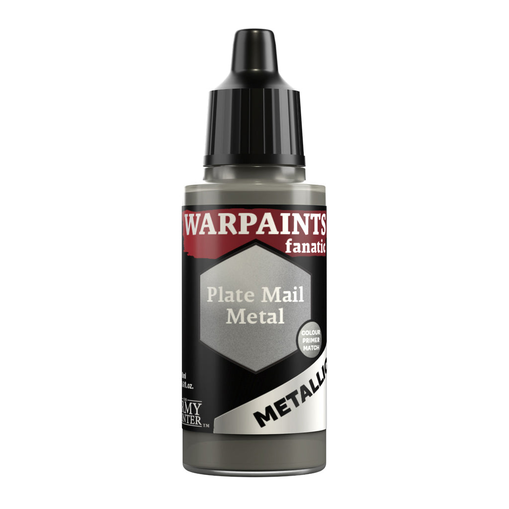 Warpaints Fanatic: Metallic - Plate Mail Metal 18ml Paints & Supplies The Army Painter [SK]