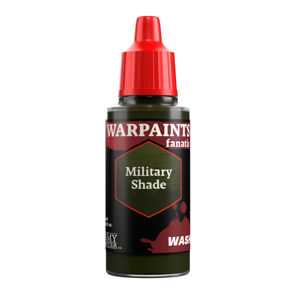 Warpaints Fanatic: Wash - Military Shade 18ml Paints & Supplies The Army Painter [SK]