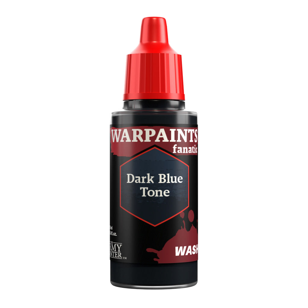 Warpaints Fanatic: Wash - Dark Blue Tone 18ml Paints & Supplies The Army Painter [SK]