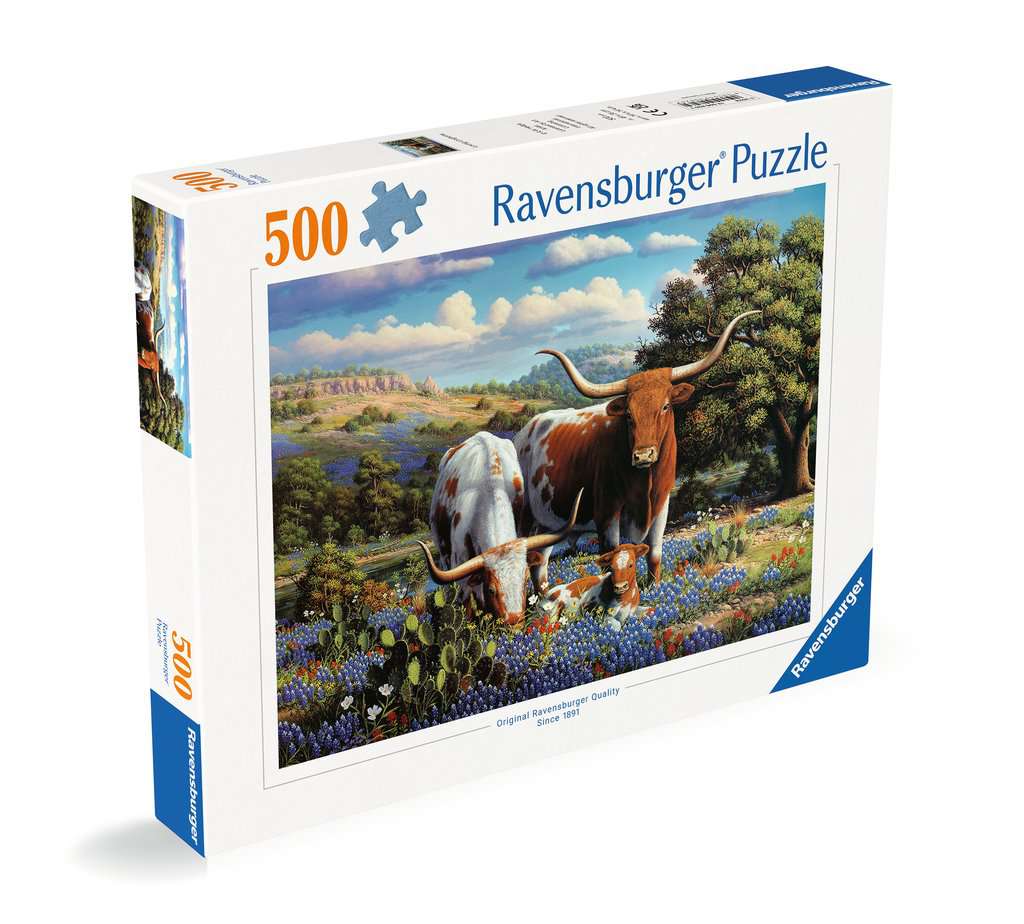 Loving Longhorns 500pc Puzzles Ravensburger [SK]   