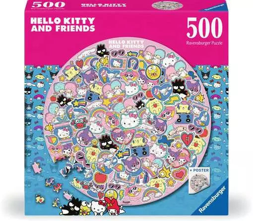Hello Kitty Circular 500pc Puzzles Ravensburger [SK]