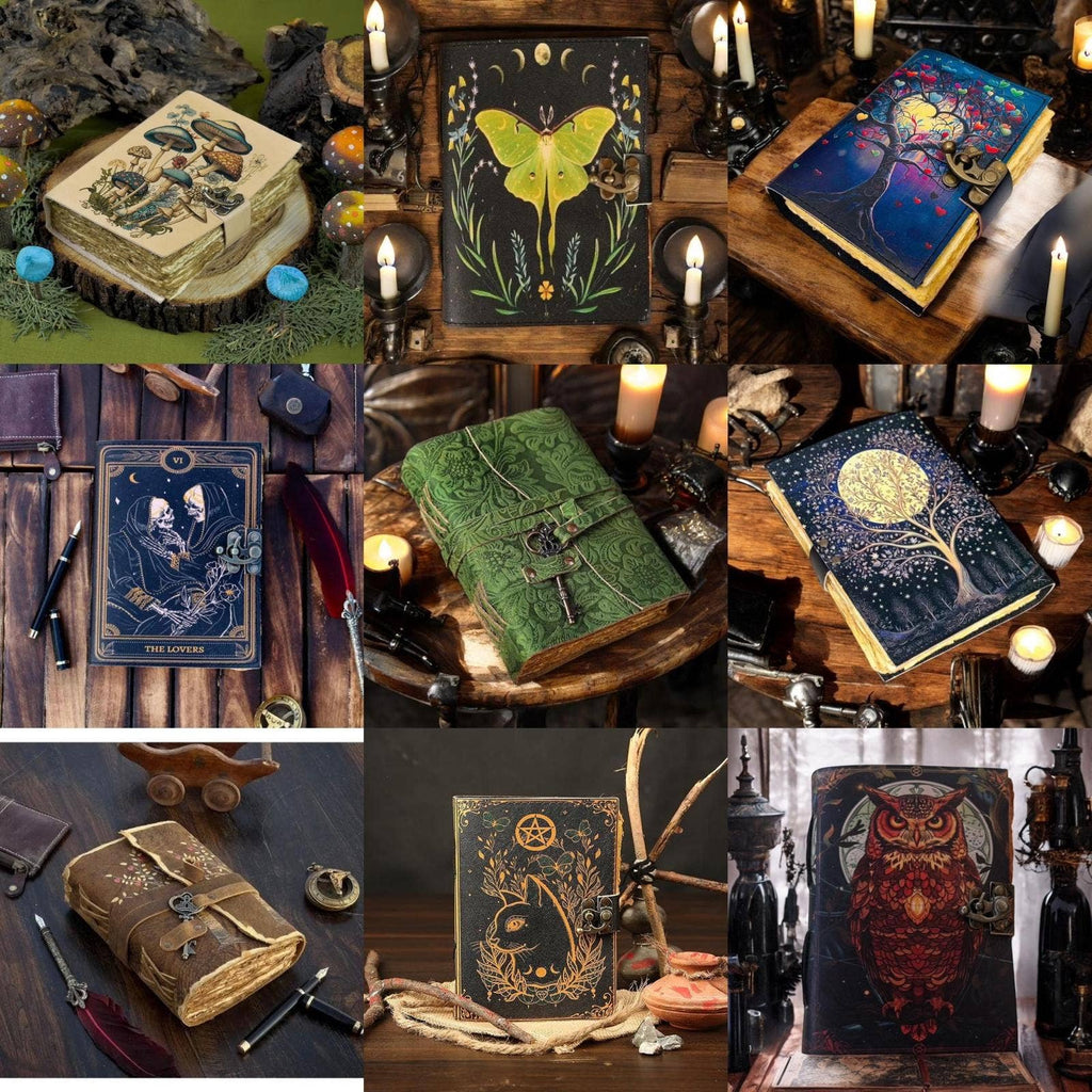 MNM Handicrafts The Raven Leather Journal 5x7 Giftware MNM HANDICRAFTS [SK]