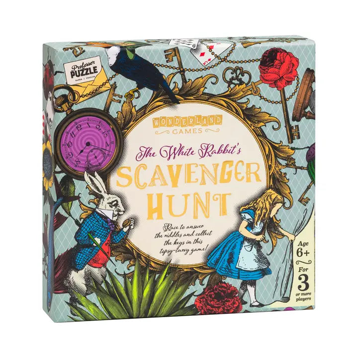 The White Rabbit's Scavenger Hunt Board Games Professor Puzzle [SK]