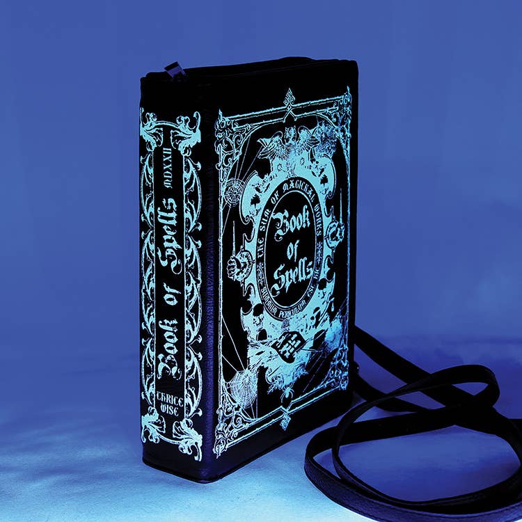 Glow in the Dark Book of Spells Clutch Bag Giftware COMECO INC [SK]