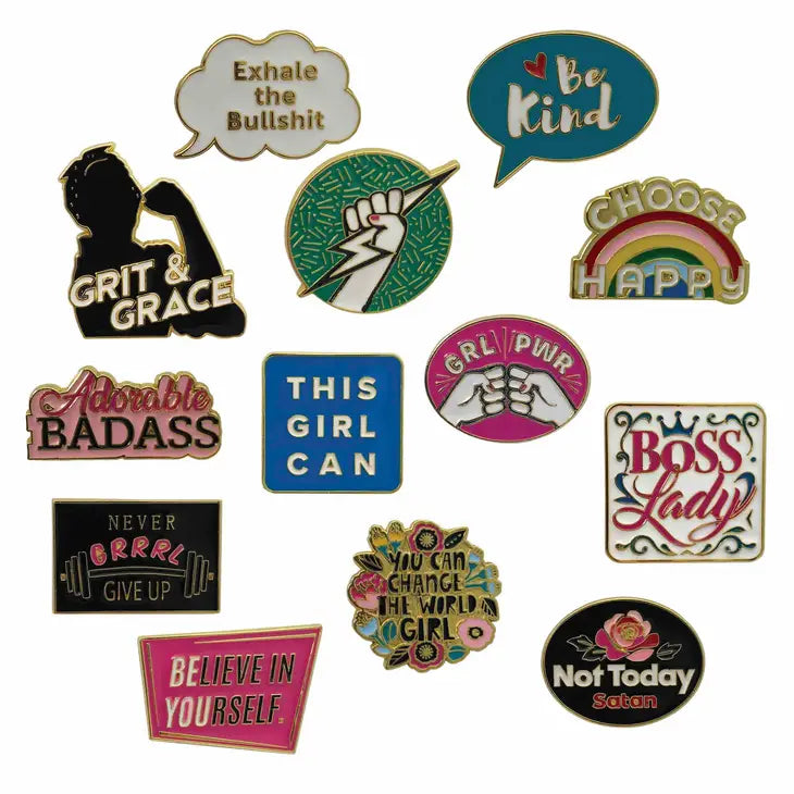 For All Woman Kind Power Pins Giftware Streamline [SK]   