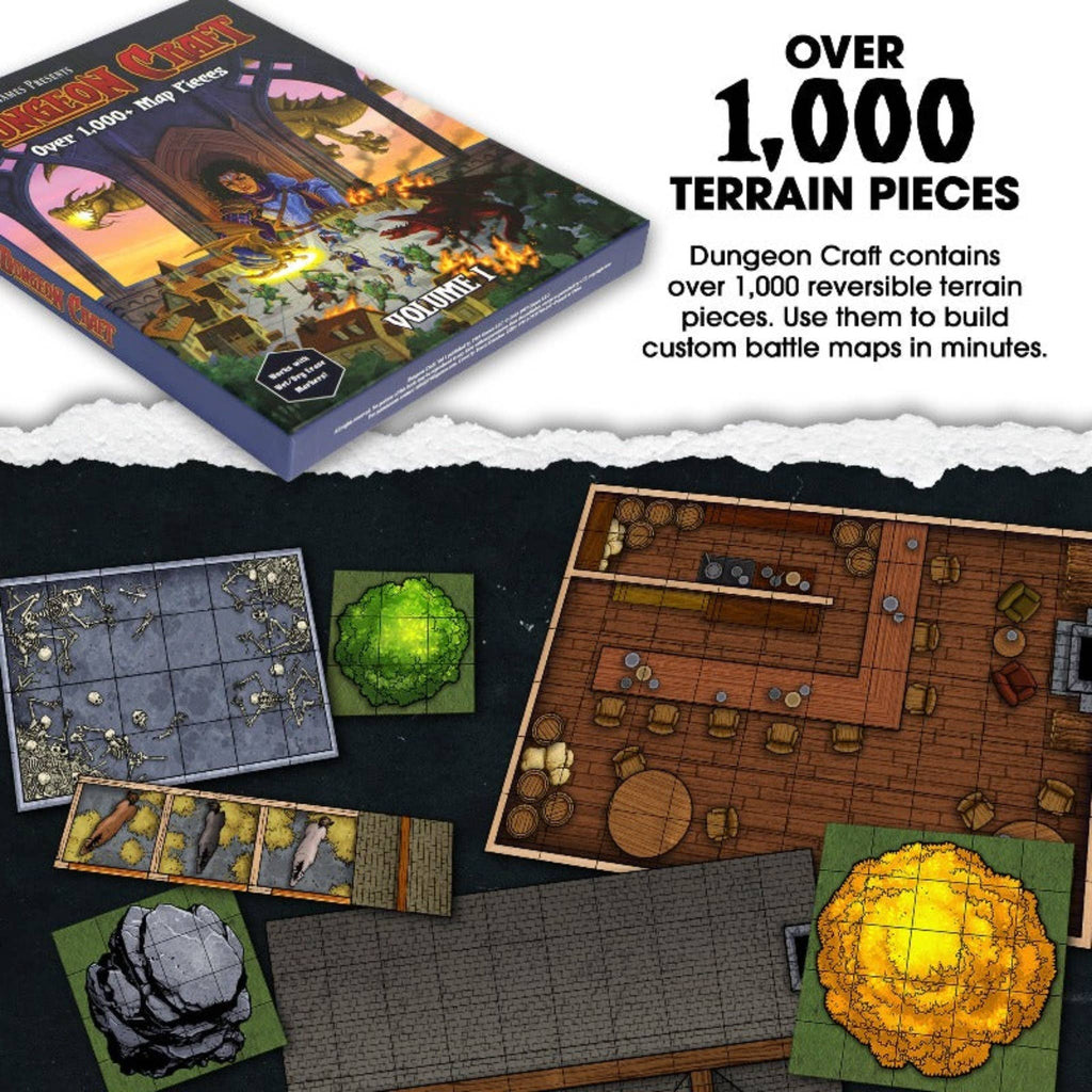 Dungeon Craft: Volume 1 Game Accessory 1985 Games [SK]