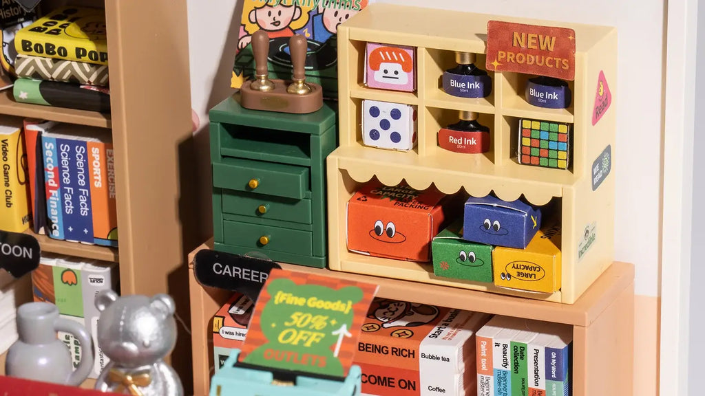 Rolife Super Creator: Fascinating Book Store Activities Hands Craft [SK]