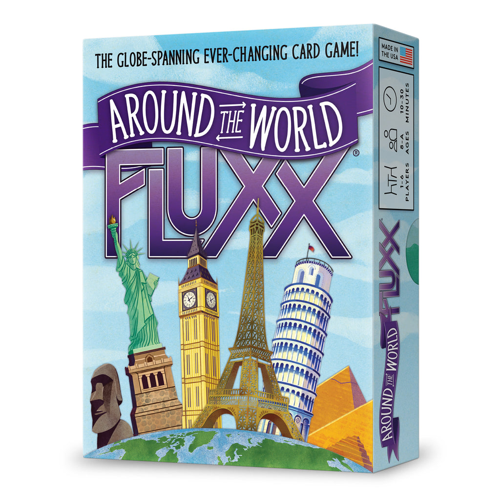 Around the World Fluxx Card Games Looney Labs [SK]   