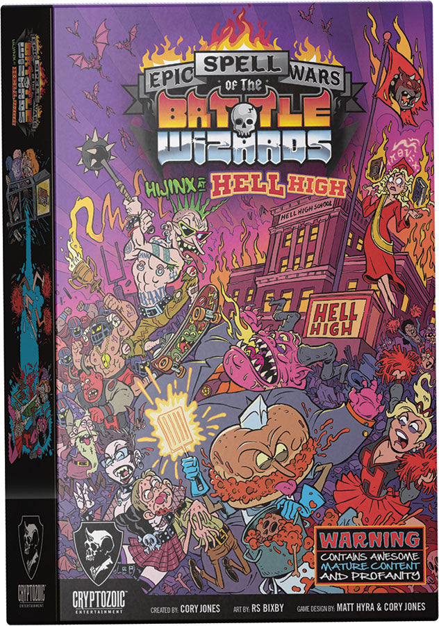 Epic Spell Wars of the Battle Wizards: 5 Hijinx at Hell High Card Games Cryptozoic Entertainment [SK]   
