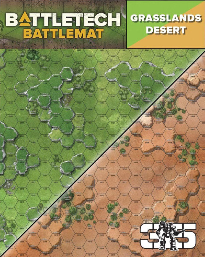 BattleTech Battlemat: Grasslands/Desert Minis - Misc Catalyst Game Labs [SK]   