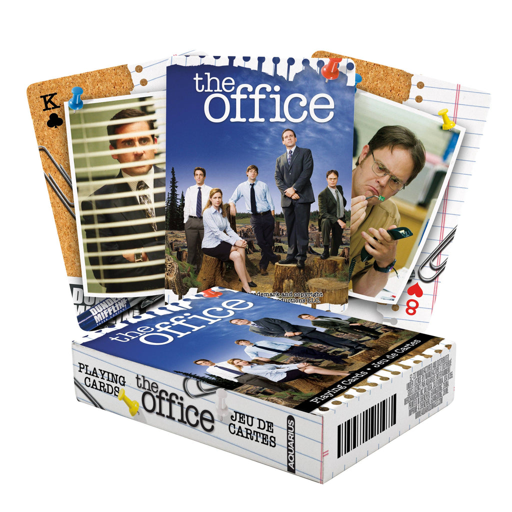 The Office Cast Playing Cards Traditional Games AQUARIUS, GAMAGO, ICUP, & ROCK SAWS by NMR Brands [SK]