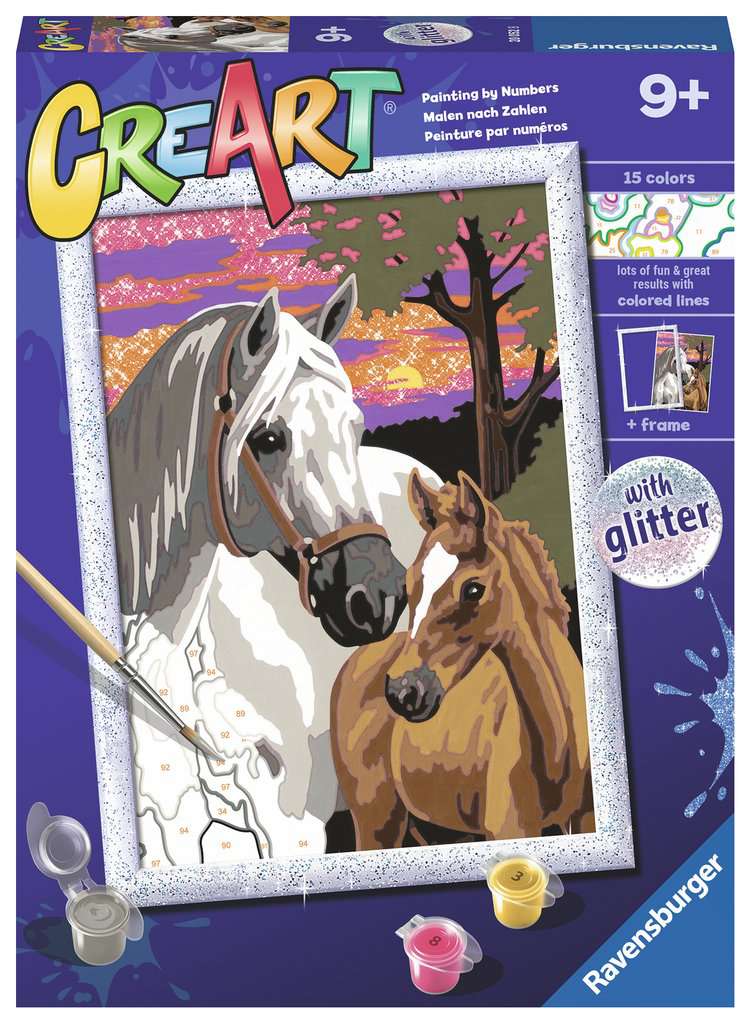 CreArt Sunset Horses Activities Ravensburger [SK]   