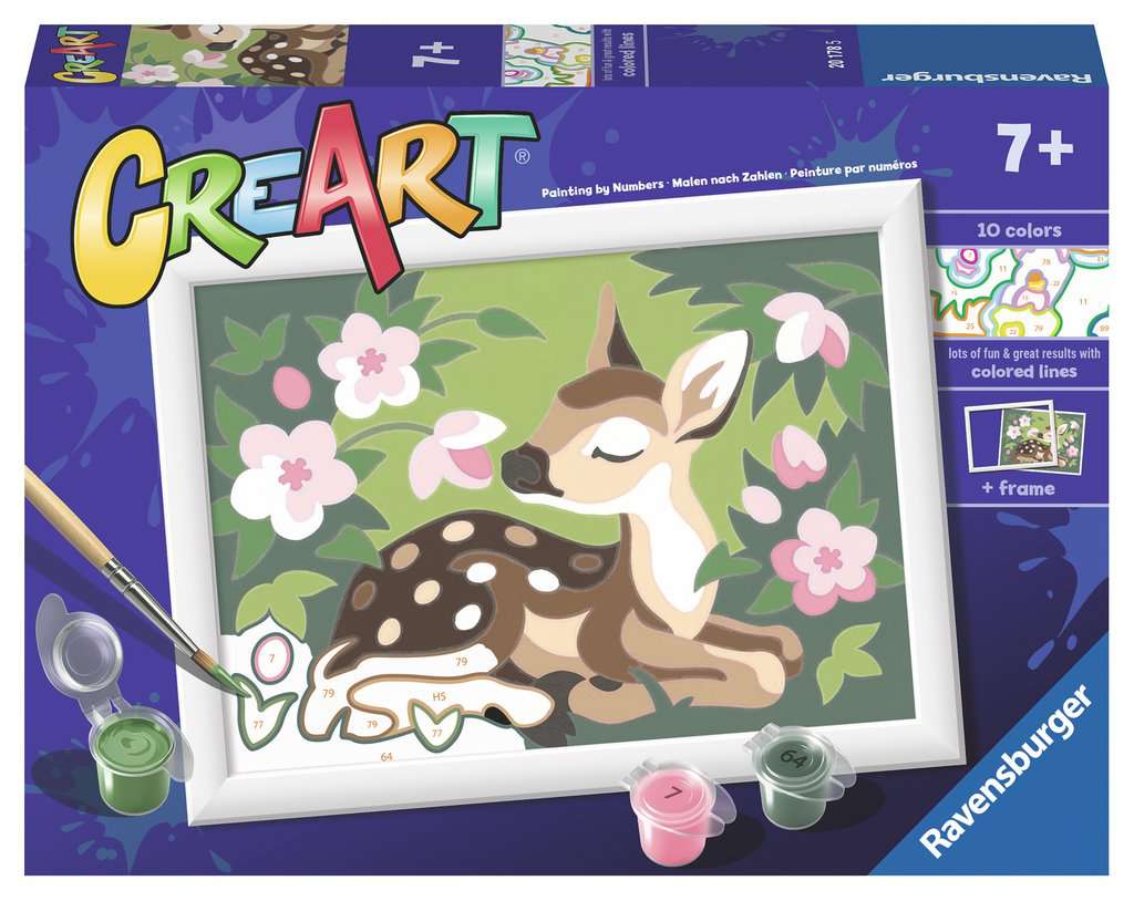 CreArt Floral Fawn Activities Ravensburger [SK]   