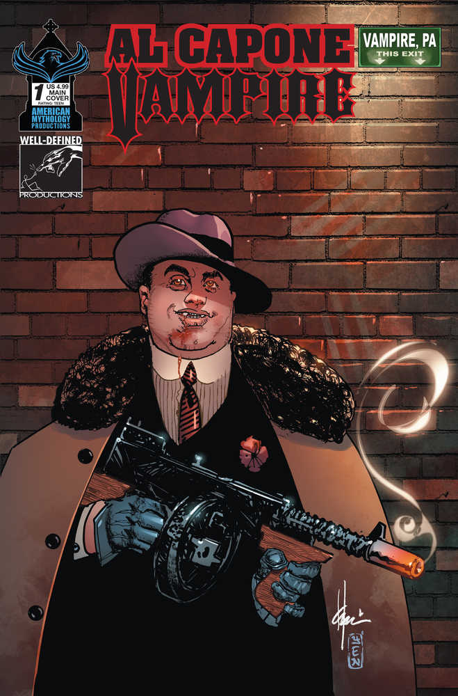 Al Capone Vampire #1 Cover A Chaykin & Nitro Comics American Mythology Productions [SK]