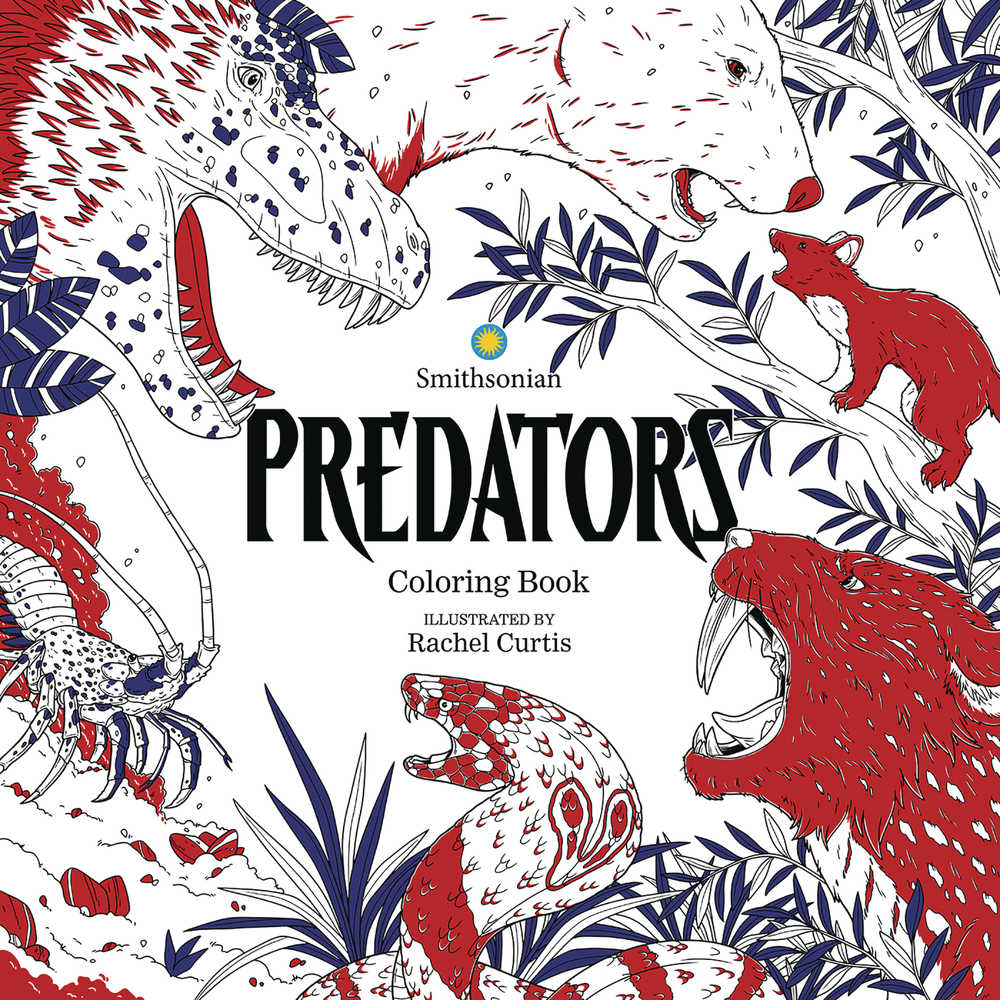 Predators Smithsonian Coloring Book Softcover Graphic Novels IDW Publishing [SK]