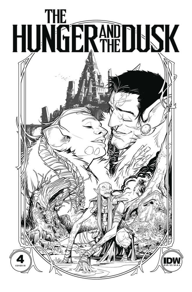 Hunger And Dusk #4 Cover E 25 Wildgoose Black & White (Mature) Comics IDW Publishing [SK]