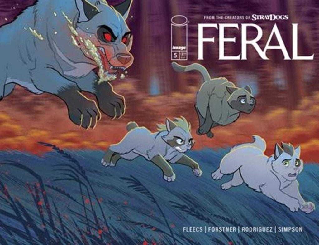 Feral #5 Cover A Tony Fleecs & Trish Forstner Wraparound Comics Image Comics [SK]