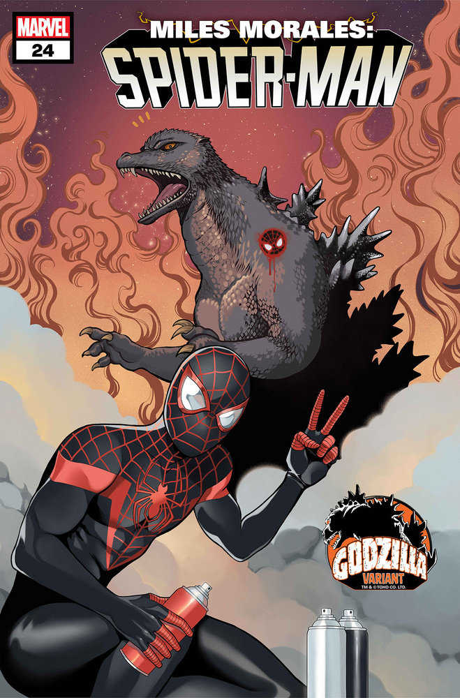 Miles Morales: Spider-Man #24 Romy Jones Godzilla Variant Comics Marvel Comics [SK]