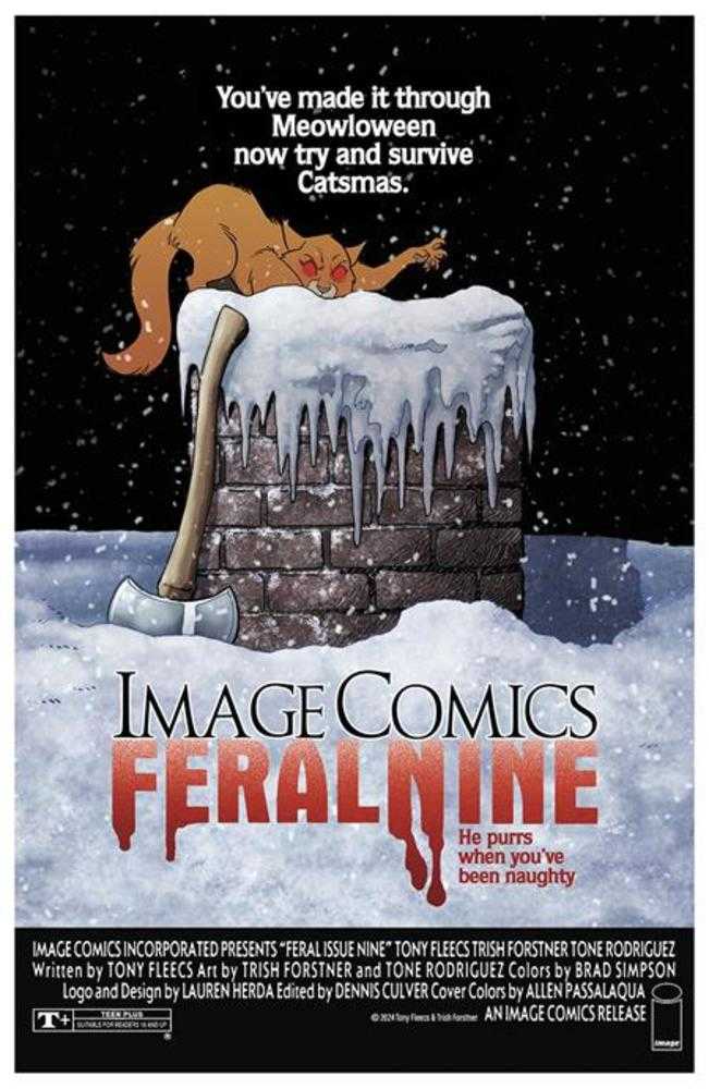 Feral #9 Cover B Tony Fleecs & Trish Forstner Homage Variant Comics Image Comics [SK]
