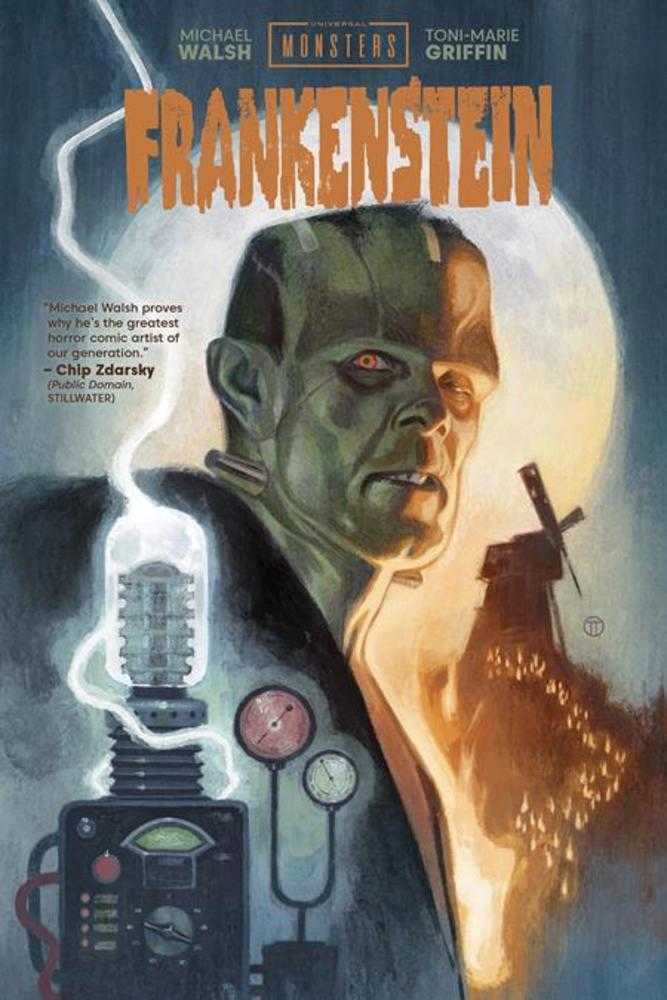Universal Monsters Frankenstein Hardcover Direct Market Exclusive Julian Totino Tedesco Cover Graphic Novels Image Comics [SK]