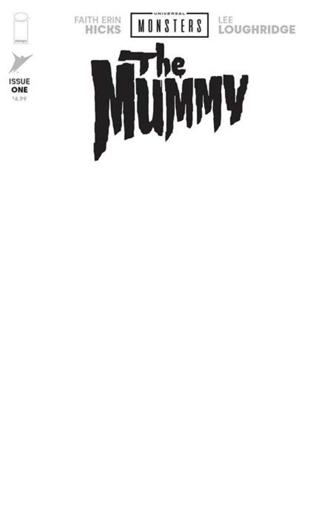 Universal Monsters The Mummy #1 (Of 4) Cover H Blank Sketch Variant Comics Image Comics [SK]