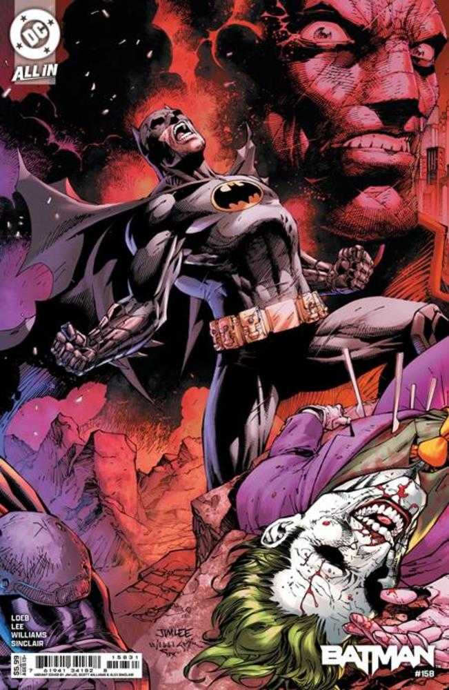 Batman #158 Cover C Jim Lee & Scott Williams Connecting Card Stock Variant (2 Of 2) Comics DC Comics [SK]