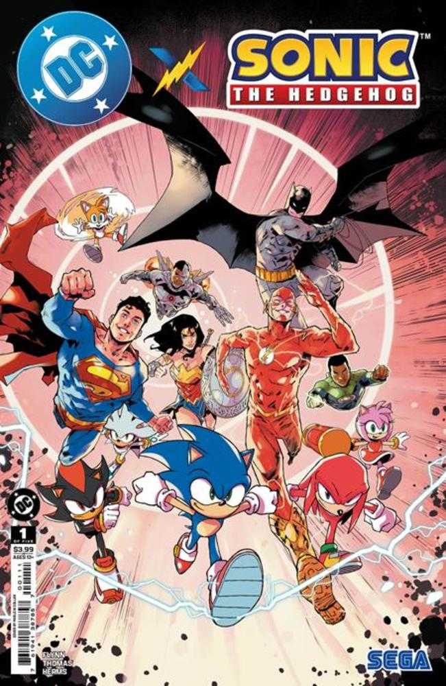 DC X Sonic The Hedgehog #1 (Of 5) Cover A Pablo M Collar Comics DC Comics [SK]
