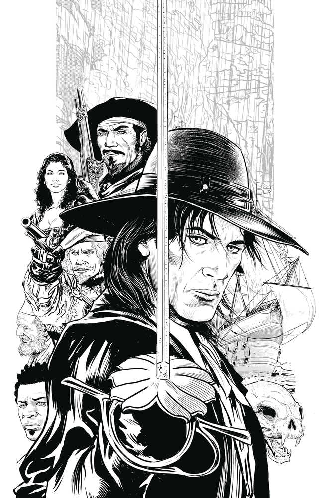 Solomon Kane Serpent Ring #1 Foc Zircher Black & White Virgin (Mature) Comics Titan Comics [SK]