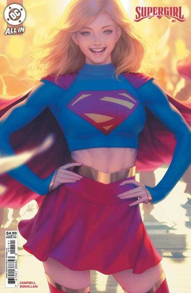 Supergirl #1 Cover B Stanley Artgerm Lau Card Stock Variant Comics DC Comics [SK]