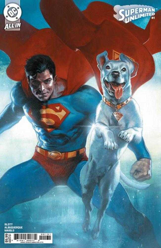 Superman Unlimited #1 Cover C Gabriele Dell Otto Card Stock Variant Comics DC Comics [SK]