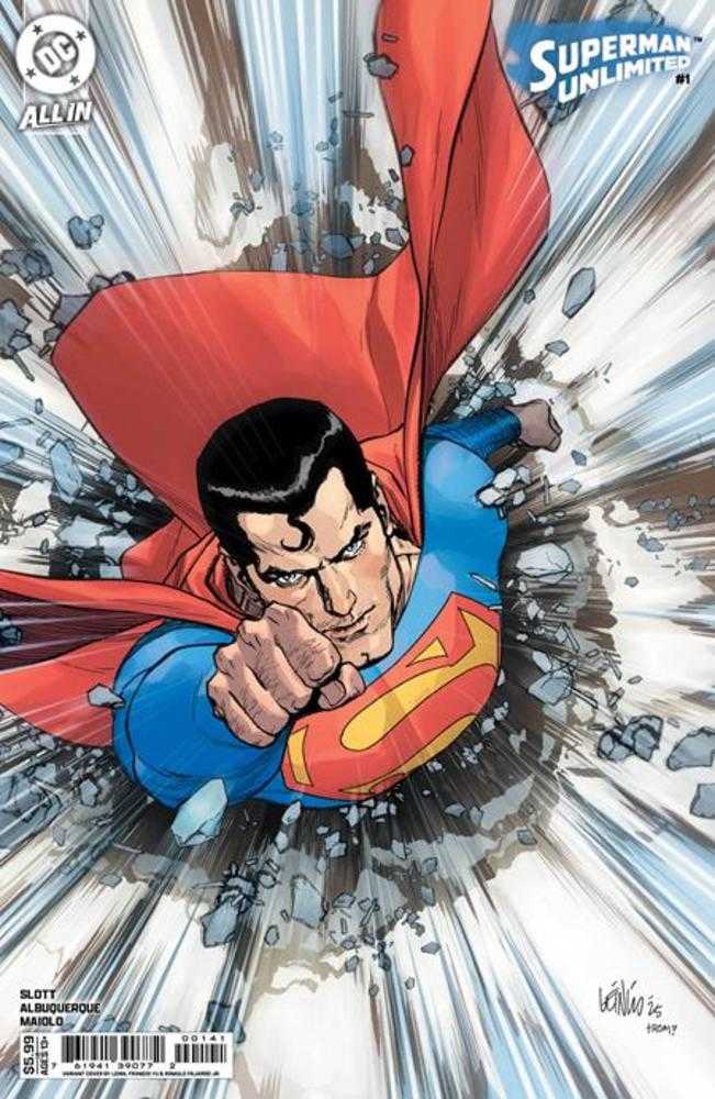 Superman Unlimited #1 Cover D Leinil Francis Yu Card Stock Variant Comics DC Comics [SK]