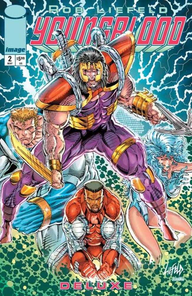 Youngblood Deluxe #2 Cover B Rob Liefeld Foil Variant Comics Image Comics [SK]