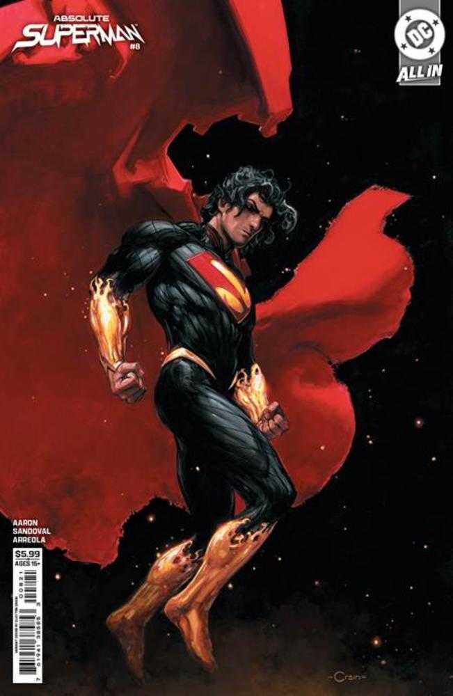 Absolute Superman #8 Cover B Clayton Crain Card Stock Variant Comics DC Comics [SK]