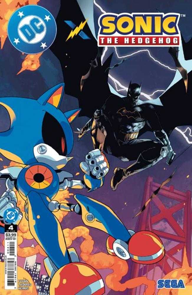 DC X Sonic The Hedgehog #4 (Of 5) Cover A Pablo M Collar Comics DC Comics [SK]